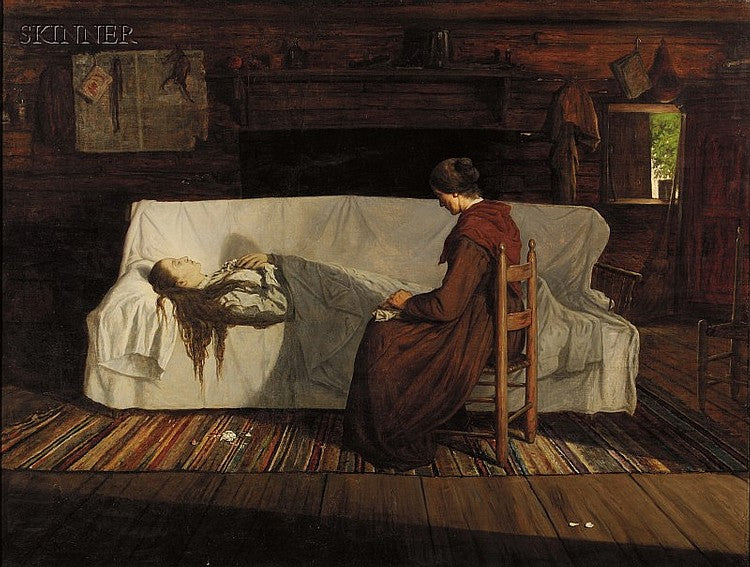 Forgiveness, vintage artwork by Thomas Satterwhite Noble, 12x8" (A4) Poster