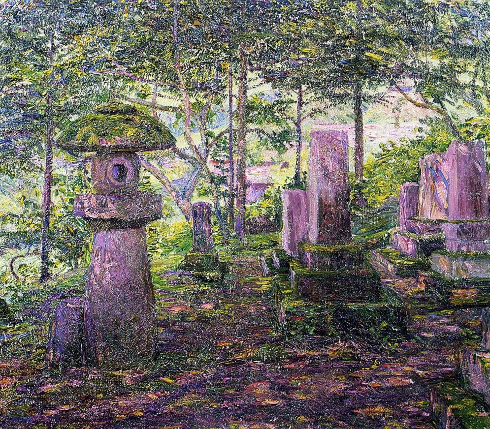 Japan, vintage artwork by Lilla Cabot Perry, 12x8" (A4) Poster