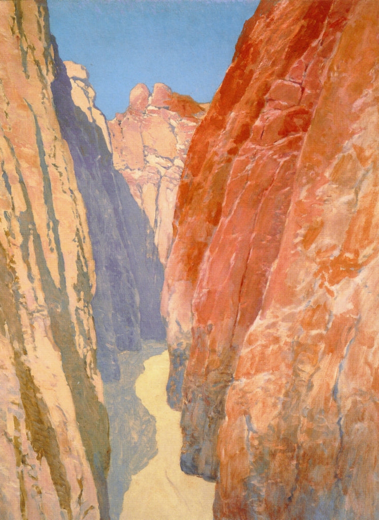 Desert Gorge: Wall Street Canyon by Fernand H. Lungren,A3(16x12")Poster