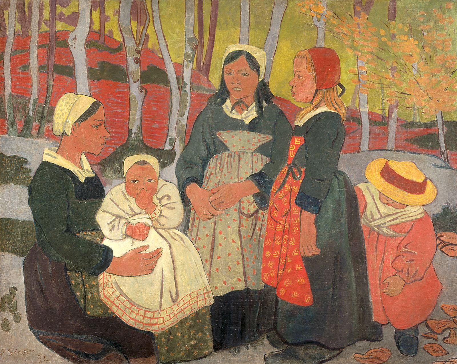 Bretons in the Forest of Huelgoat by Paul Serusier,A3(16x12")Poster