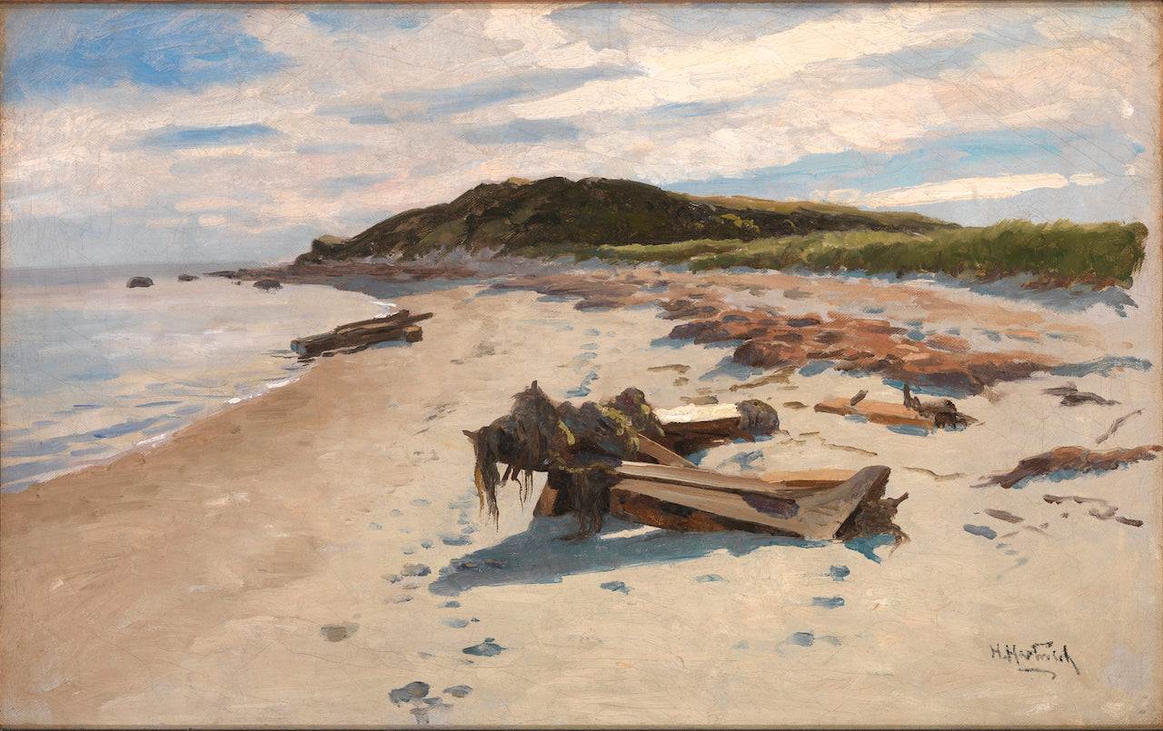 Cape Cod, Beach by Herman Hartwich,A3(16x12")Poster