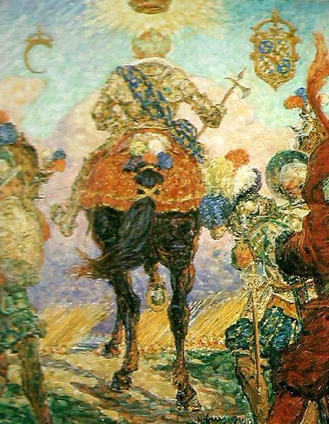 Karl IX, vintage artwork by Nils Kreuger, 12x8" (A4) Poster