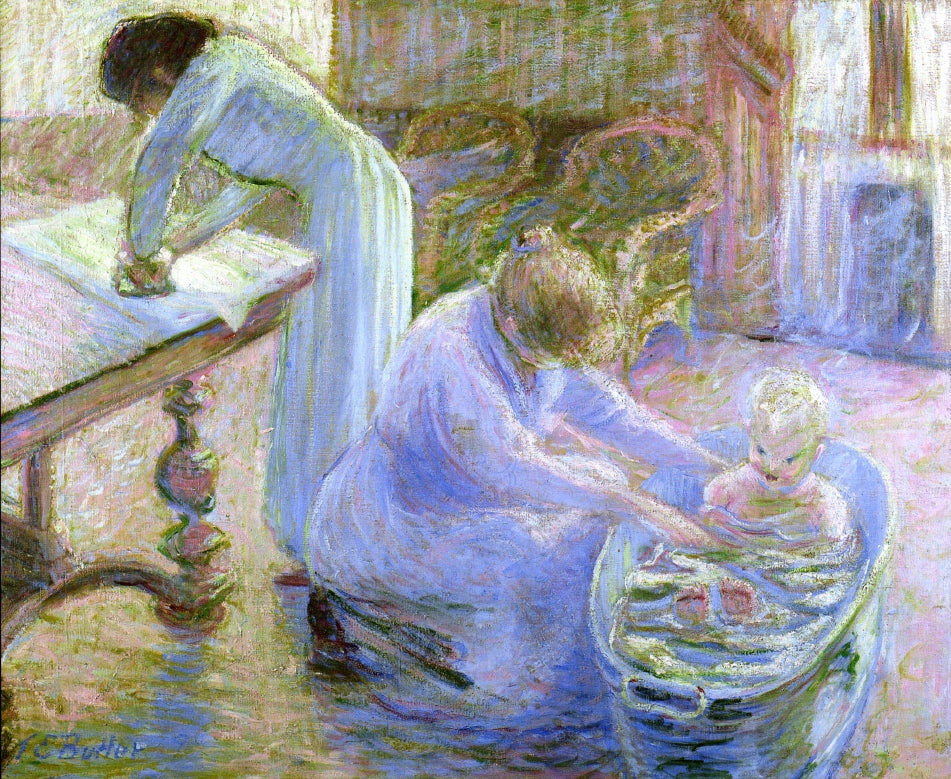 in, Maison Baptiste, Giverny, France by Theodore Earl Butler,A3(16x12")Poster