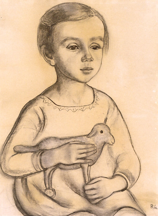 Portrait of Ursula Birch by Anita Rée,16x12(A3) Poster