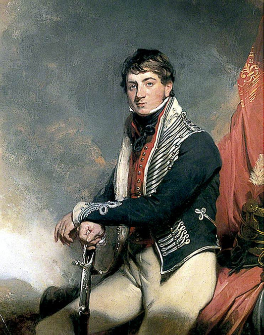 Lieutenant Colonel Sir Henry Vassal Webster, vintage artwork by Sir Martin Archer Shee, 12x8" (A4) Poster