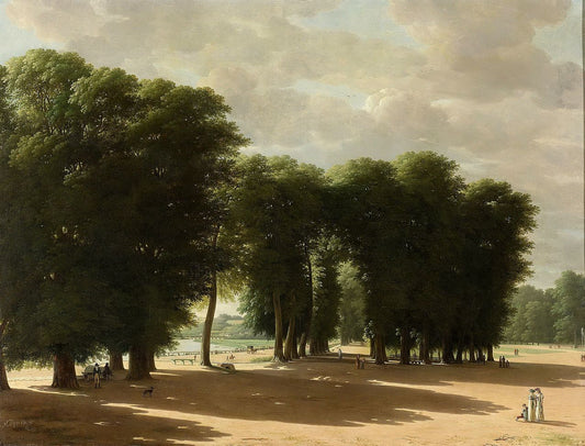 Park St Cloud in Paris, vintage artwork by Pieter Rudolph Kleijn, 12x8" (A4) Poster