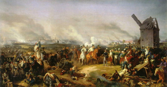 The Battle of Nations - Leipzig 1813, vintage artwork by Peter von Hess, 12x8" (A4) Poster