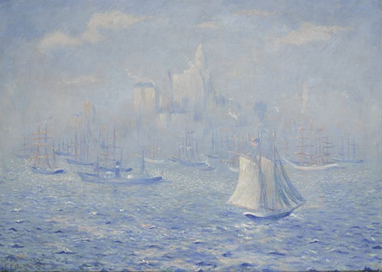 New York Harbor by Theodore Earl Butler,A3(16x12")Poster