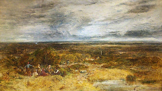 Cheshire Landscape, vintage artwork by Robert Tonge, 12x8" (A4) Poster