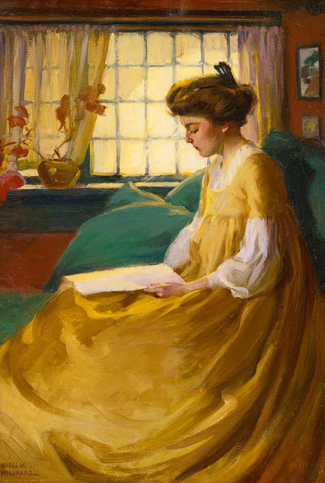 Afternoon respite by Mabel May Woodward,16x12(A3) Poster