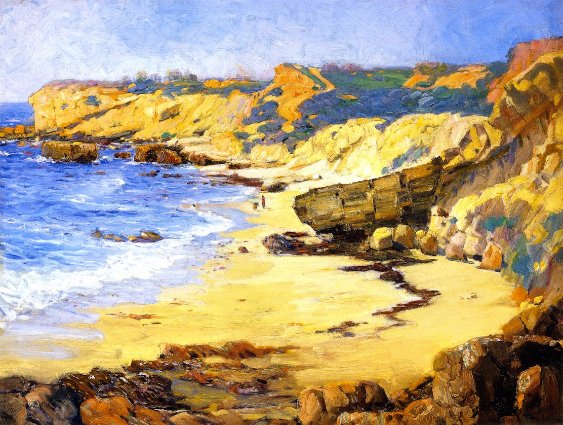Diver's Cove, vintage artwork by Joseph Kleitsch, 12x8" (A4) Poster