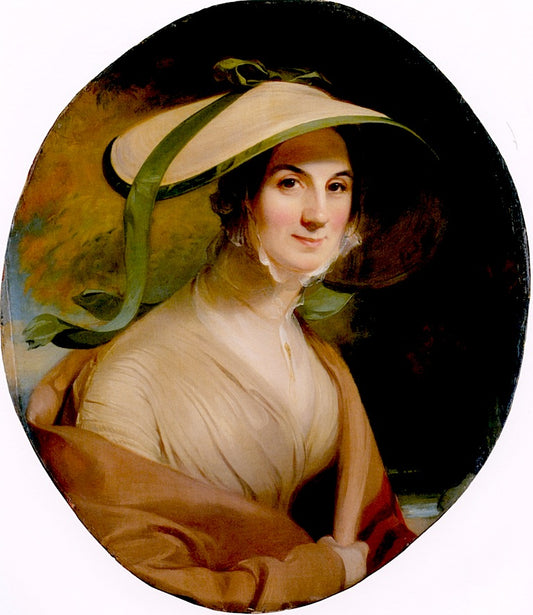 Marie Oldmixon, Mrs. George Lingen, vintage artwork by Thomas Sully, 12x8" (A4) Poster