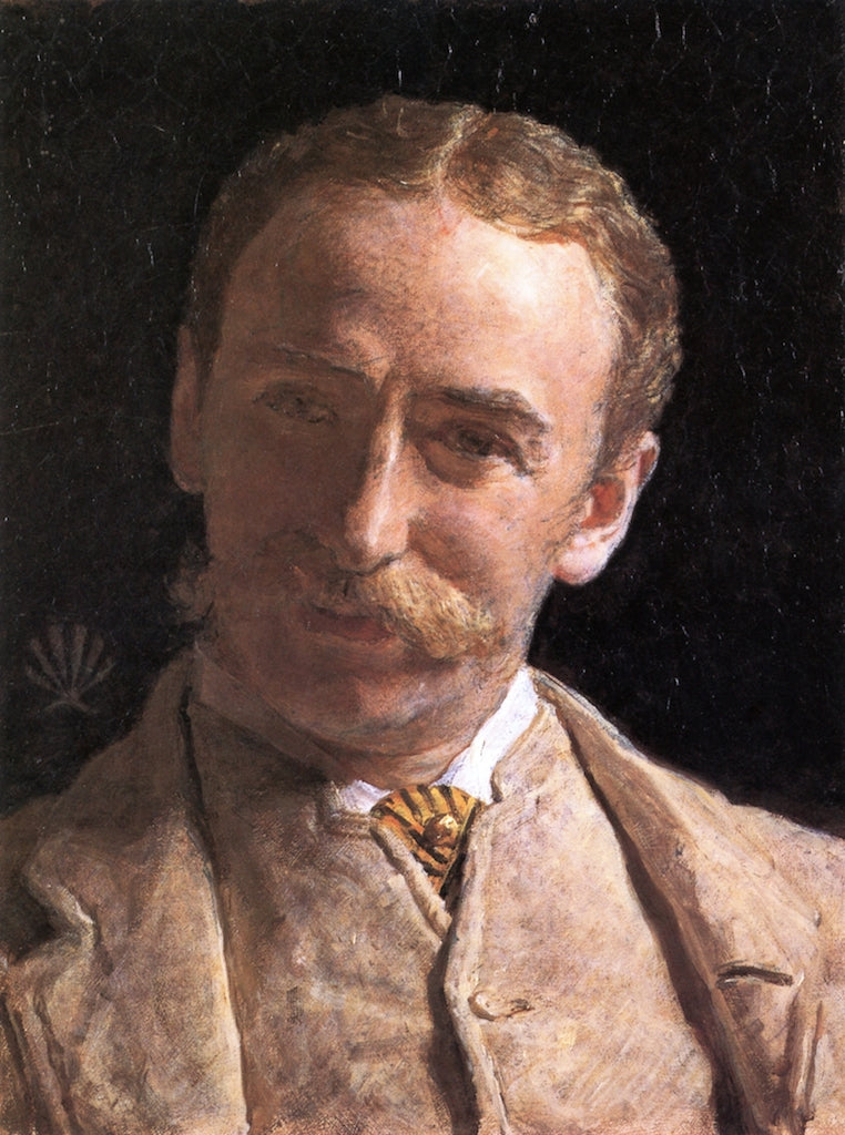William Connal, Esq. Jr., of Solsgirth, vintage artwork by Albert Joseph Moore, A.R.W.S., 12x8" (A4) Poster