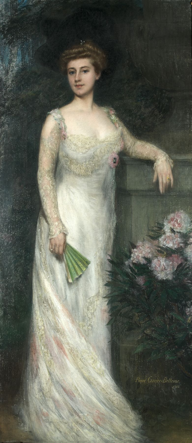 Elegant Lady, vintage artwork by Pierre Carrier-Belleuse, 12x8" (A4) Poster