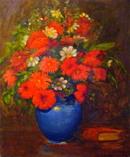 Floral Bouquet by Jean Mannheim,A3(16x12")Poster