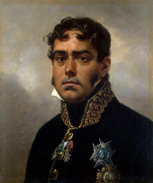 Portrait of General Pablo Morillo, vintage artwork by Horace Vernet, A3 (16x12") Poster Print