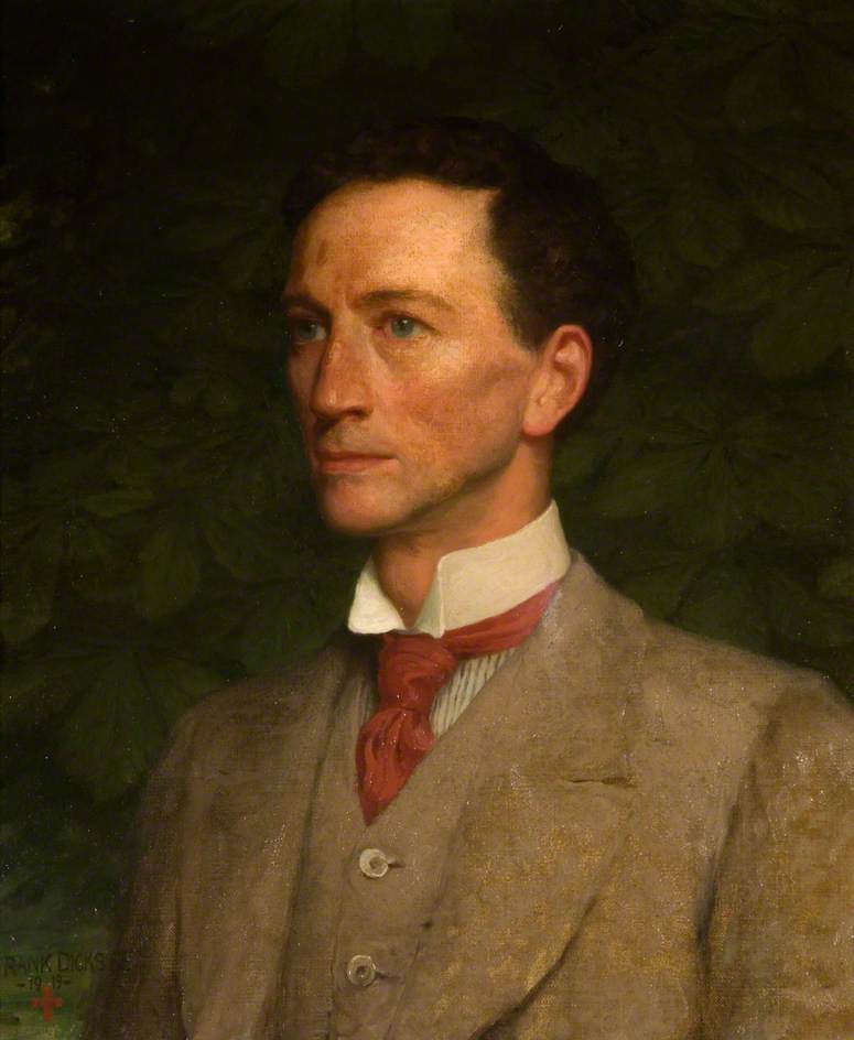 Godfrey Rathbone Benson, Baron Charnwood, vintage artwork by Sir Francis Bernard (Frank) Dicksee, 12x8" (A4) Poster