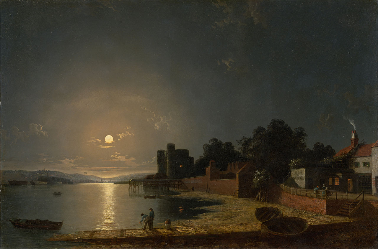 Upnor Castle, Kent, vintage artwork by Henry Pether, 12x8" (A4) Poster