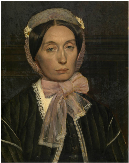 Madam Leys-Van Haren, vintage artwork by Jan August Hendrik Leys, A3 (16x12") Poster Print