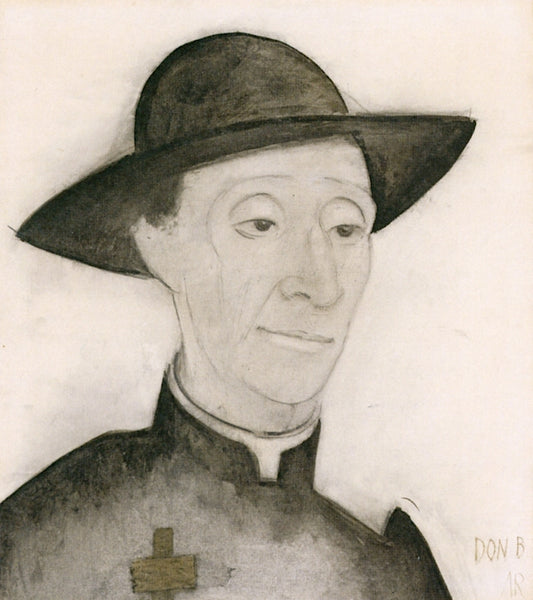 Portrait of Don B. by Anita Rée,16x12(A3) Poster