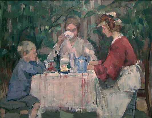 Breakfast in the Garden by Henrik Lund,16x12(A3) Poster