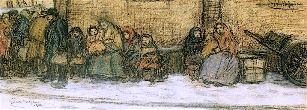 grants Waiting in the Montevideostraat by Eugeen van Mieghem,16x12(A3) Poster
