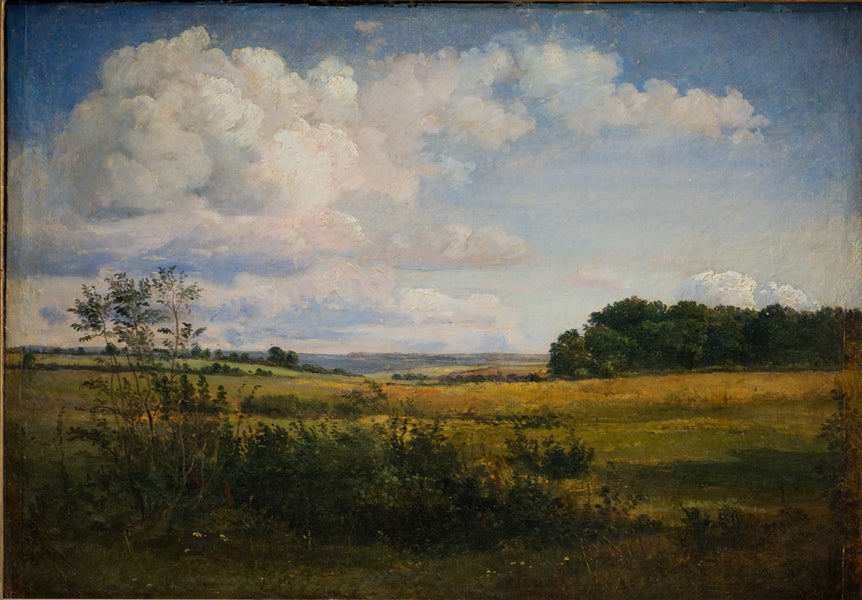 Landscape with Sunlit Clouds, vintage artwork by Dankvart Dreyer, A3 (16x12") Poster Print