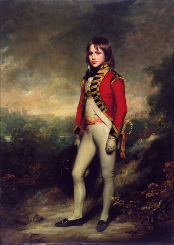 Master James Hatch, vintage artwork by Sir William Beechey, 12x8" (A4) Poster