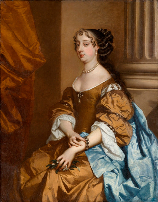 Barbara Villiers, Duchess of Cleveland, vintage artwork by Peter Lely, 12x8" (A4) Poster
