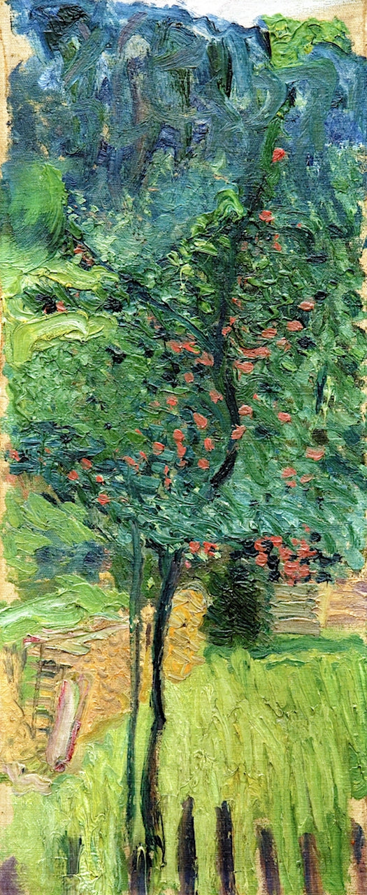 Fruit Tree, vintage artwork by Richard Gerstl, 12x8" (A4) Poster