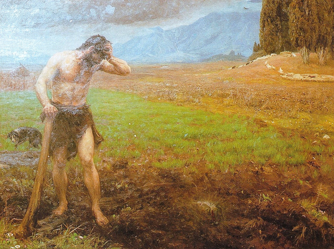 n after Killing hisBrother Abel by Hans Andersen Brendekilde,A3(16x12")Poster