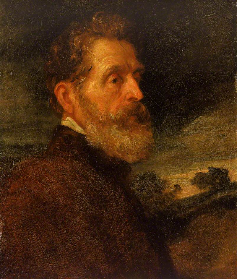 Admiral Henry John Chetwynd, 18th Earl of Shrewsbury, vintage artwork by George Frederic Watts, A3 (16x12") Poster Print