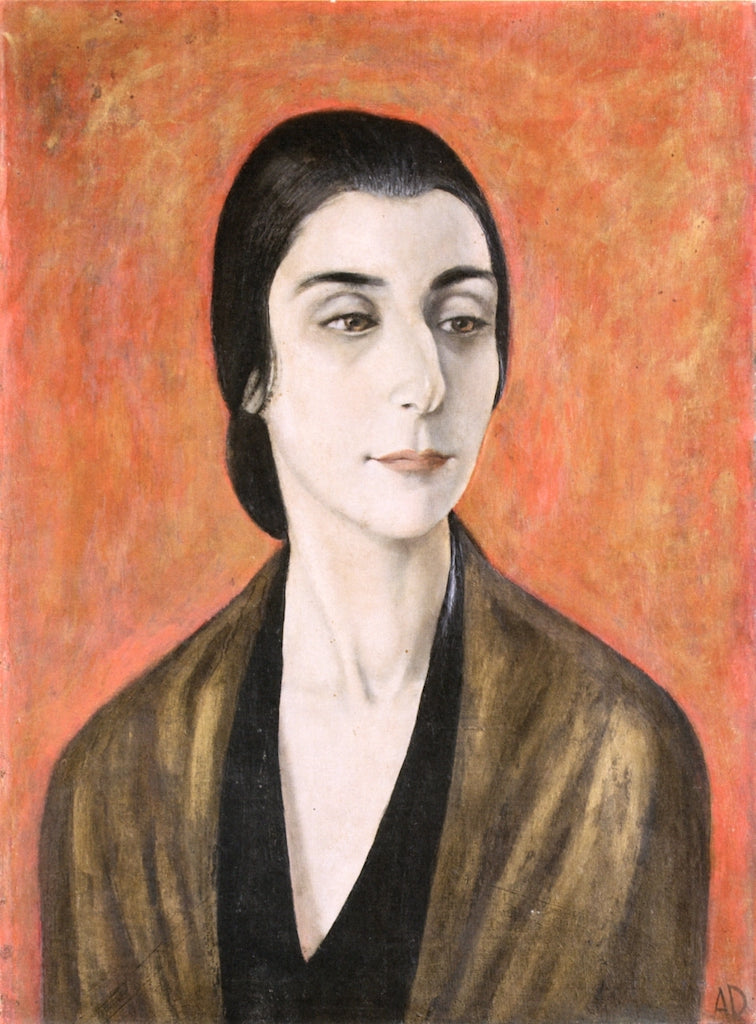 Portrait of Dorothy Tillmann by Anita Rée,16x12(A3) Poster