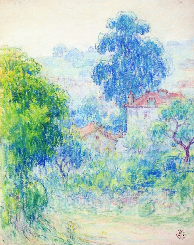 Houses in a Garden by Claude-Emil Schuffenecker,A3(16x12")Poster