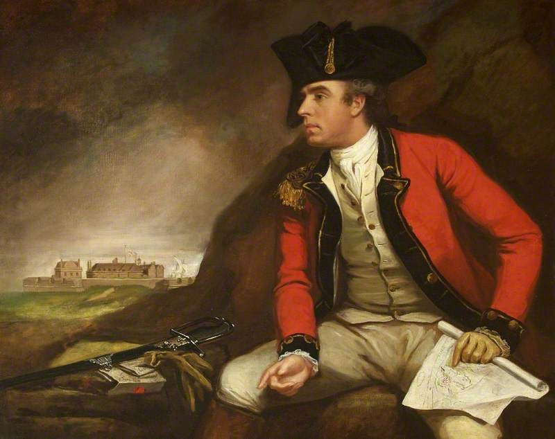 Captain Sir Thomas Hyde Page, vintage artwork by James Northcote, 12x8" (A4) Poster