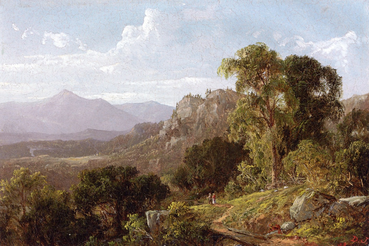 In the White Mountains, vintage artwork by David Johnson, 12x8" (A4) Poster