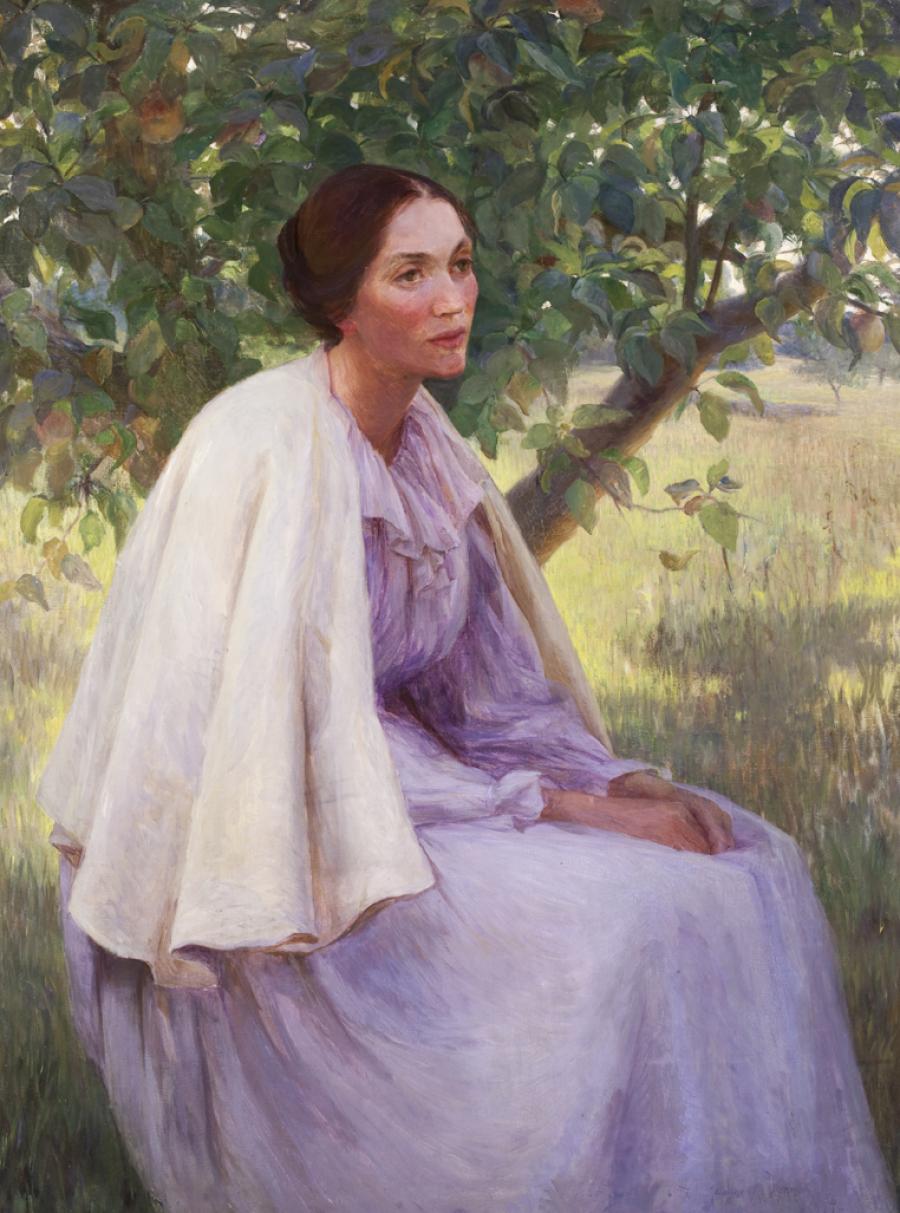 The Seeker: I Sent my Soul Through the Invisible, vintage artwork by Pauline Dohn, 12x8" (A4) Poster