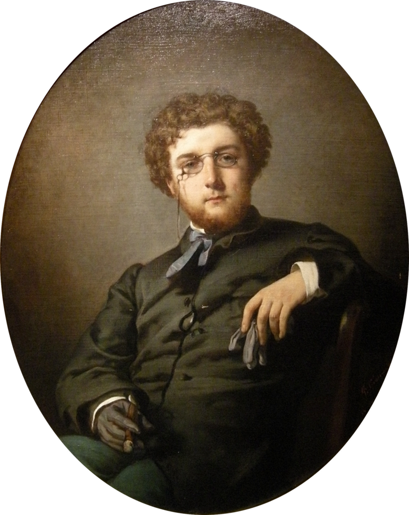 Georges Bizet, vintage artwork by Felix-Henri Giacomotti, 12x8" (A4) Poster