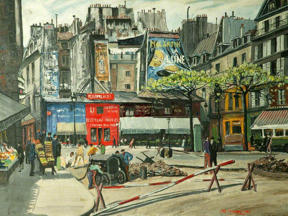 Place Saint-André des Arts, Paris by Job Nixon,16x12(A3) Poster