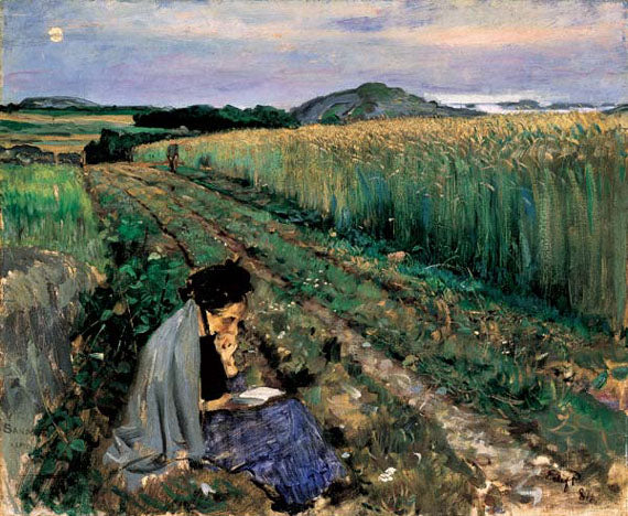 Summer Night on the Island of Sando by Eilif Peterssen,A3(16x12")Poster