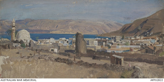 Tiberias, vintage artwork by George W. Lambert, 12x8" (A4) Poster
