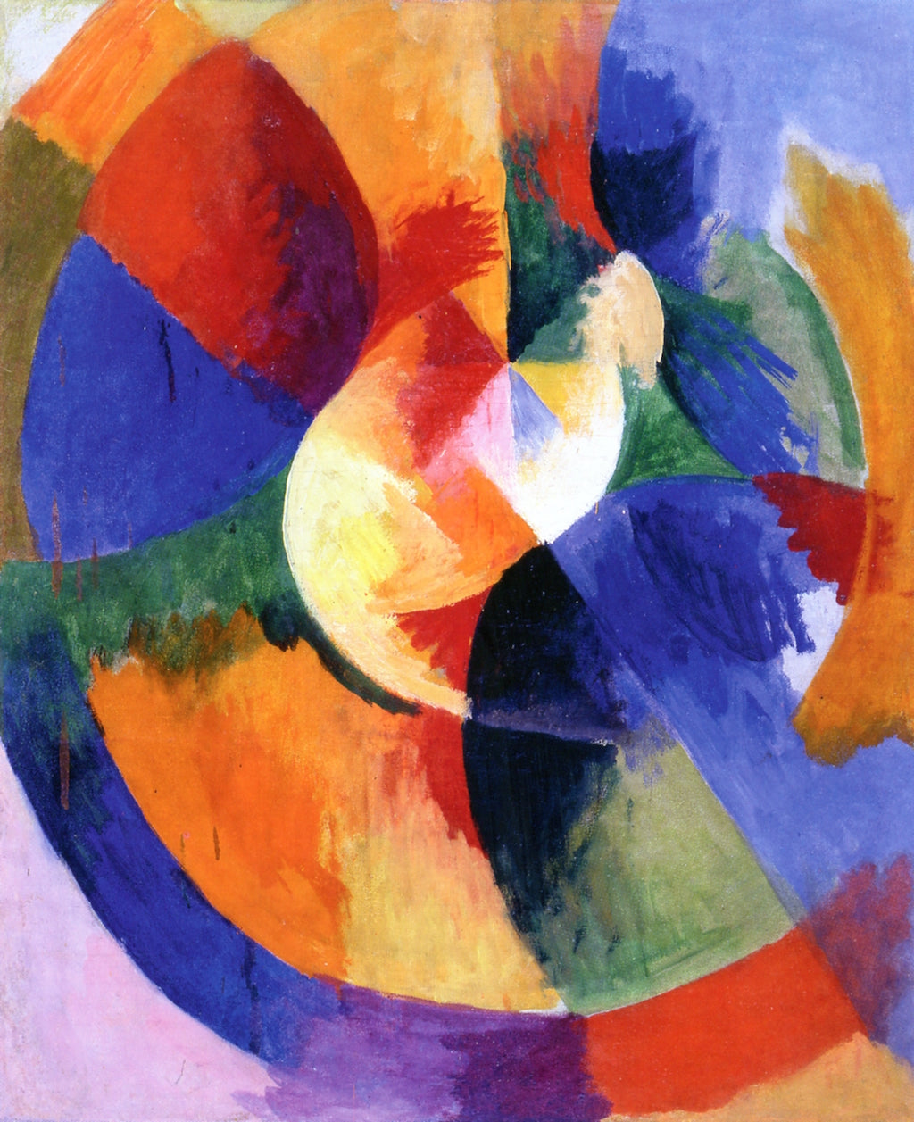 Circular Formes, vintage artwork by Robert Delaunay, 12x8" (A4) Poster