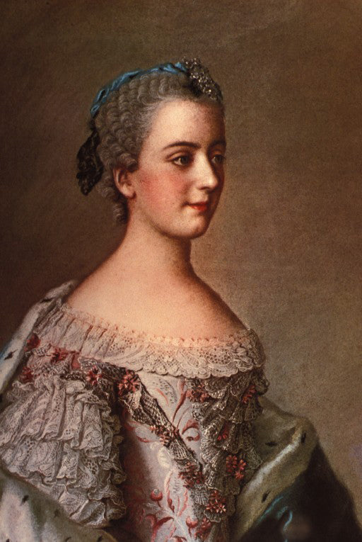 Portrait of Isabella of Parma, vintage artwork by Jean-Étienne Liotard, 12x8" (A4) Poster