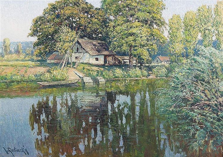 Fishing Shack by Vaclav Radimsky,A3(16x12")Poster