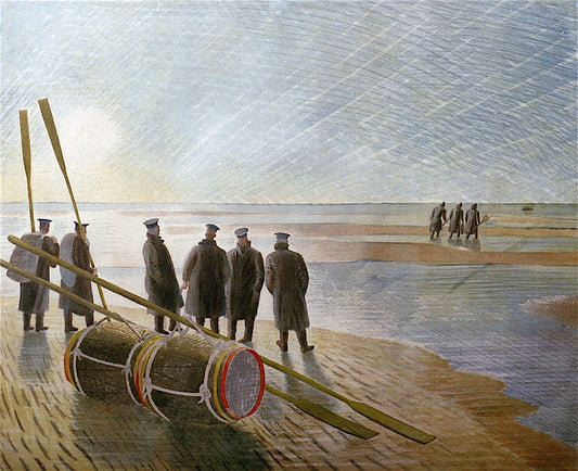 Dangerous Work at Now Tide by Eric Ravilious,16x12(A3) Poster