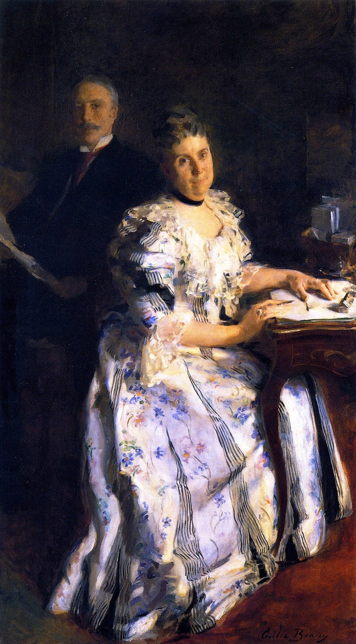 Mr. and Mrs. Anson Phelps Stokes by Cecilia Beaux,A3(16x12")Poster