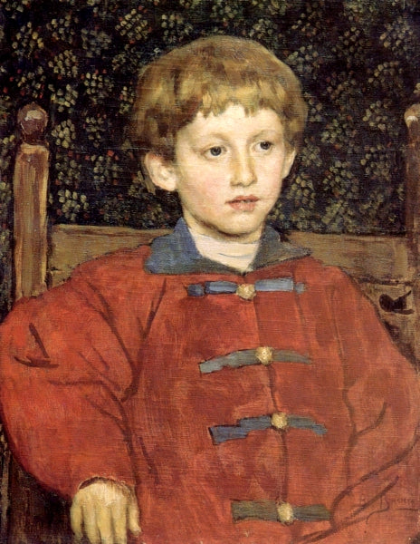 The Artist's Son Vladimir, vintage artwork by Viktor Mikhaylovich Vasnetsov, 12x8" (A4) Poster