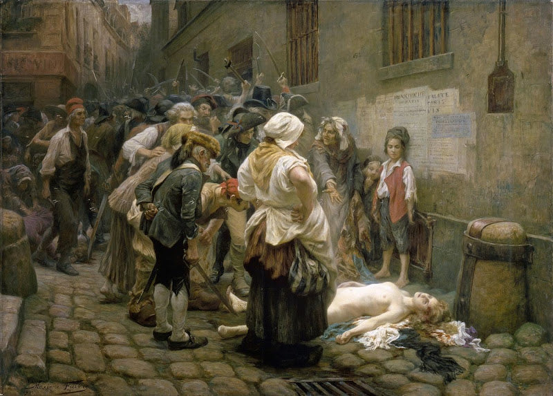 Death of Princess de Lamballe by Leon Maxime Faivre,A3(16x12")Poster