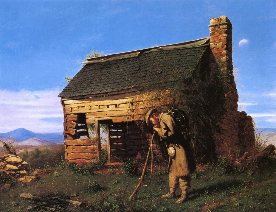 Lost Cause, vintage artwork by Henry Mosler, 12x8" (A4) Poster