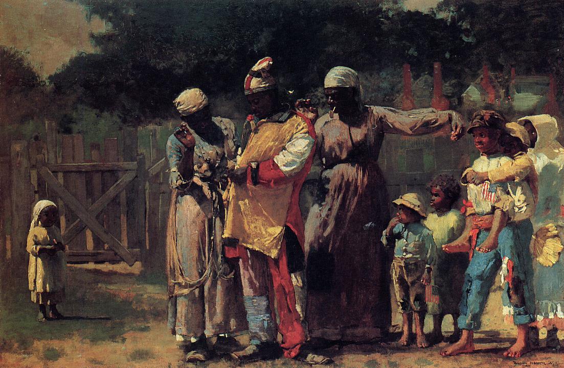 The Carnival, vintage artwork by Winslow Homer, 12x8" (A4) Poster